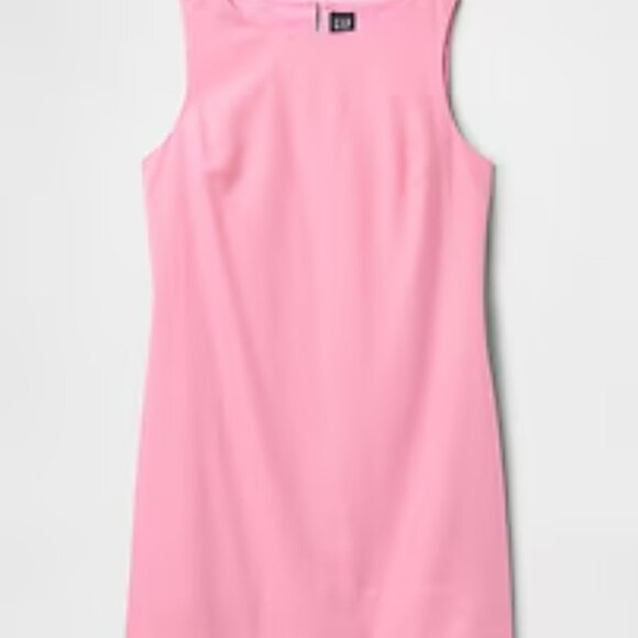Linen-Blend Mini Shift Dress | Misty Rose | Size S | NWT | GAP - Picture 2 of 6